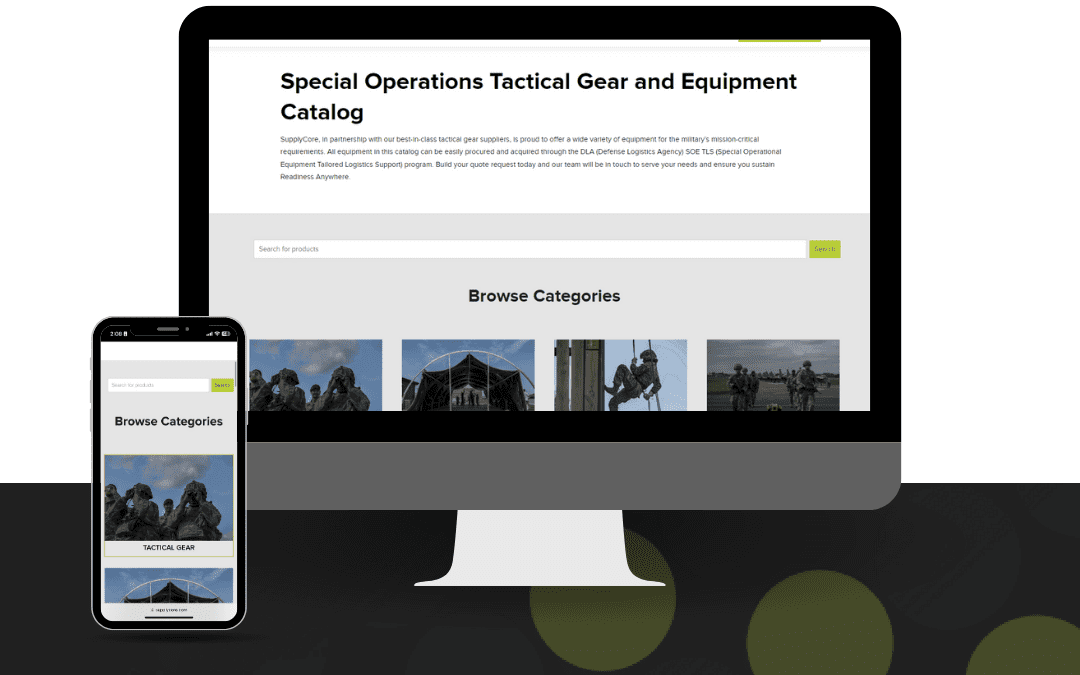 SupplyCore Launches New Special Operations Online Catalog